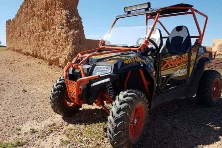 The buggy tour in the desert of Marrakech