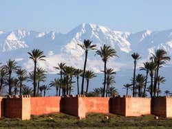 View of the High Atlas from Marrakech