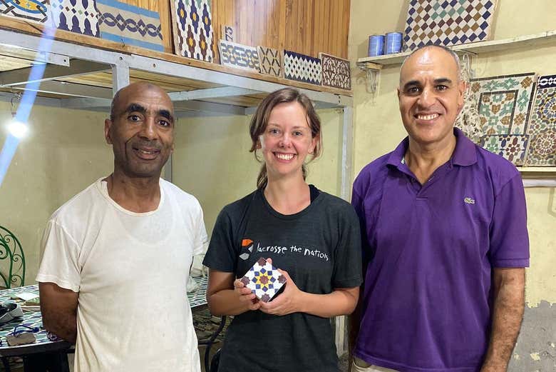 Take a picture with your masterpiece!