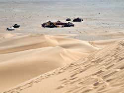 Berber tents in Zagora