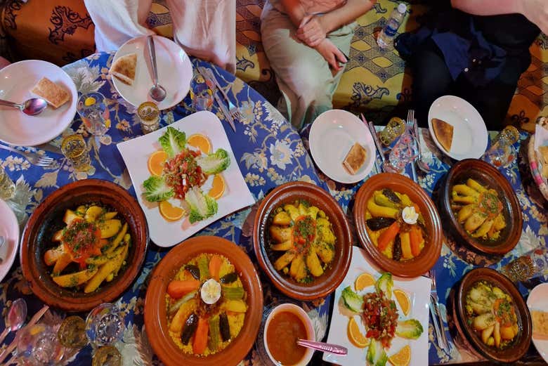 Eat a tasty lunch at a local's house