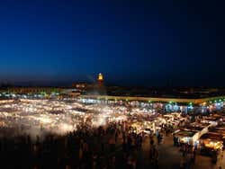Jemaa el Fna at night