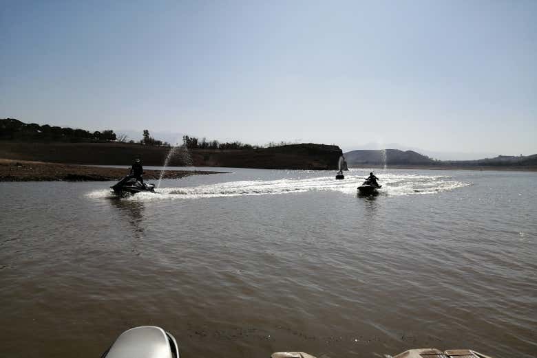 Enjoy this jet ski tour of Lalla Takerkoust lake