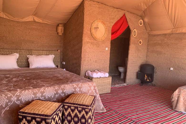 Relax in pure comfort in the Agafay desert