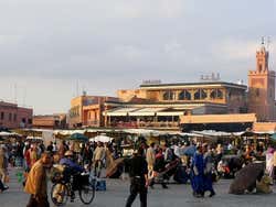 Lively atmosphere in Marrakech