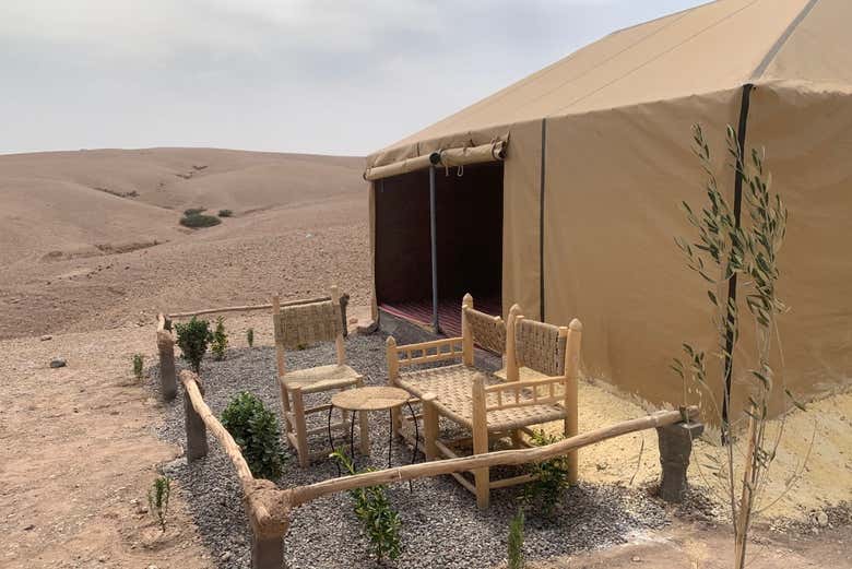 Enjoy the charming little terrace