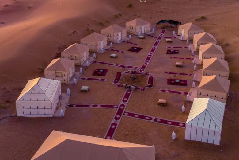 Spend time in this luxurious desert camp